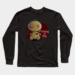 Thinking of You Voodoo Doll Valentine Long Sleeve T-Shirt